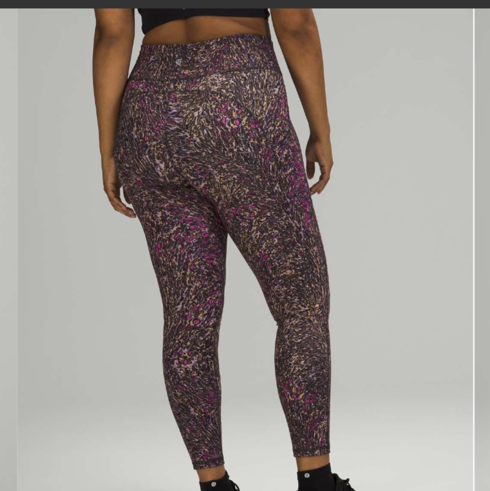 NWT Lululemon Invigorate High-Rise Tight 25"Topography Multi